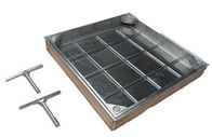 Kundengebundene Aluminiumabfluss-Abdeckung, mit Ziegeln gedeckter vertiefter Kanaldeckel