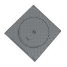 Runde des Metallkanaldeckel-125KN B125 Bescheinigungs-Fußgänger Quadrat-des Rahmen-ICMQ